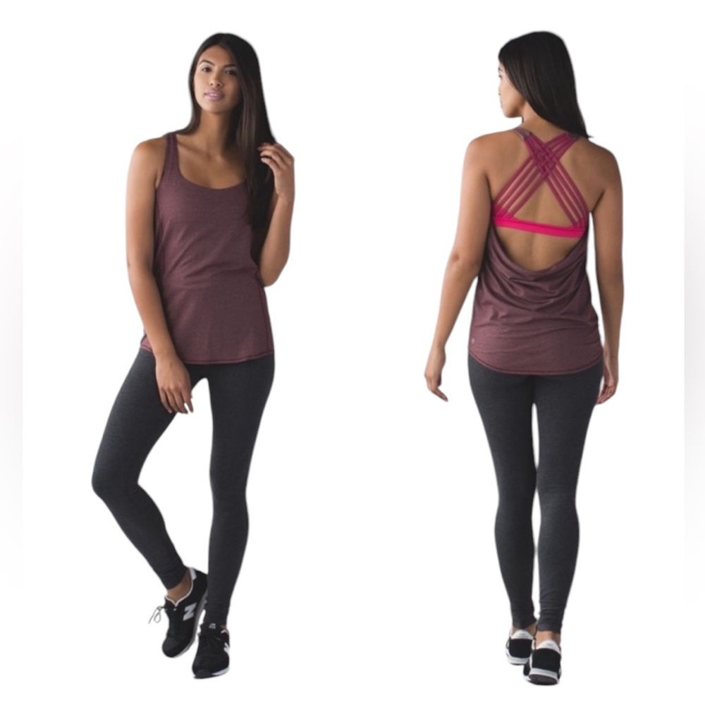 Lululemon Athletica tank top with building bra size 2